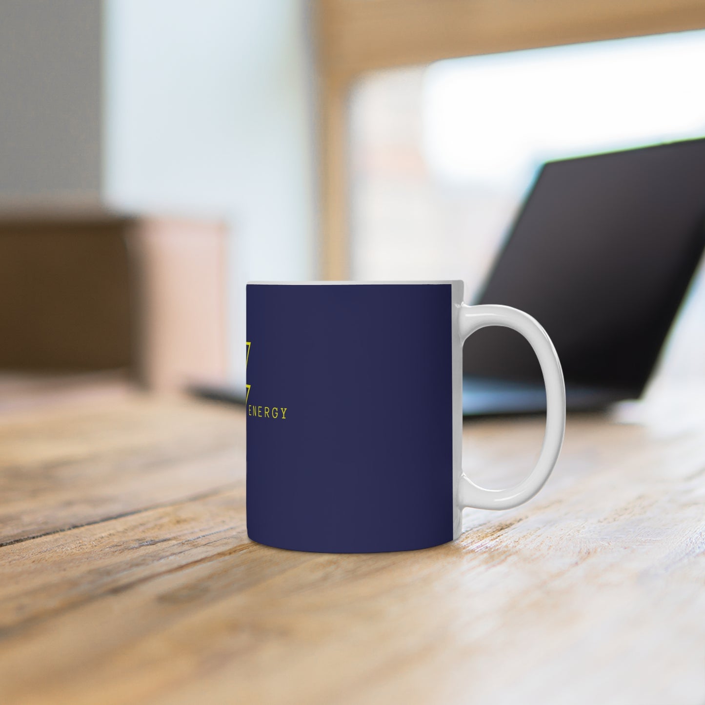 Liquid Energy Ceramic Mug - Blue