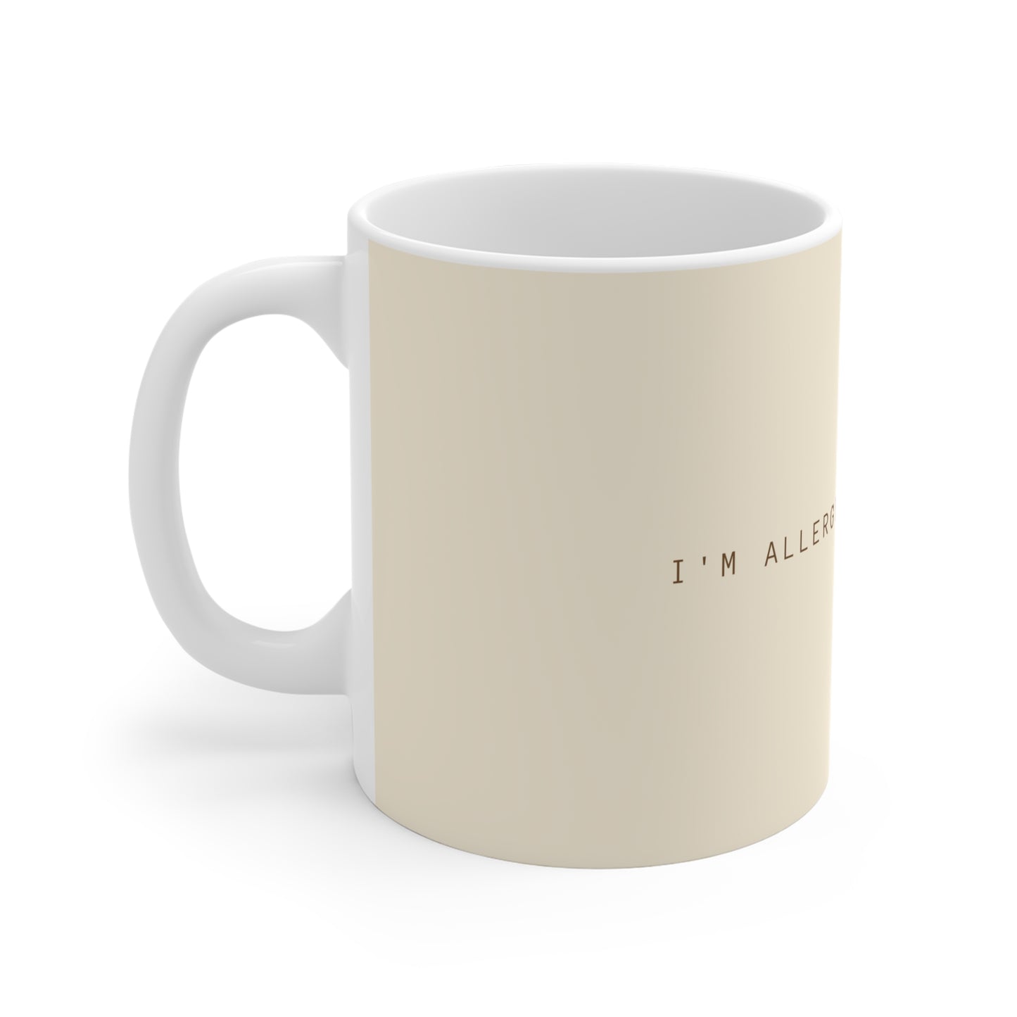 I'm Allergic To Mornings Mug