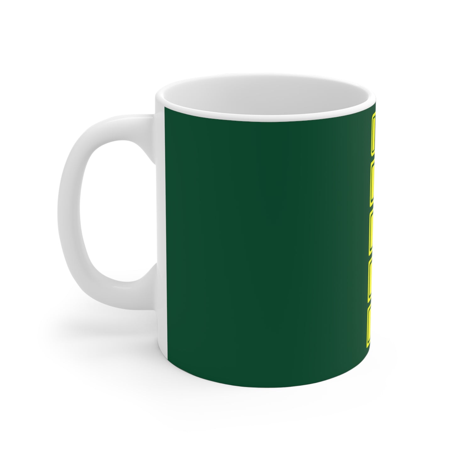 Social Battery Ceramic Mug - Green