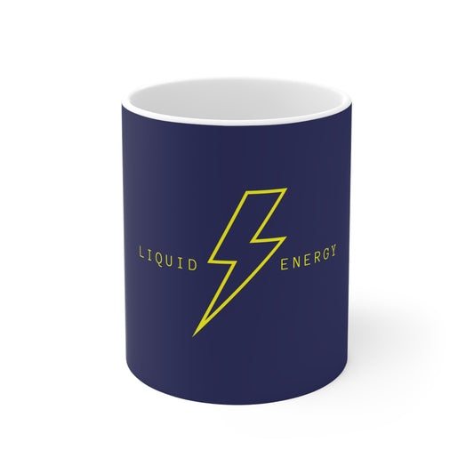 Liquid Energy Ceramic Mug - Blue