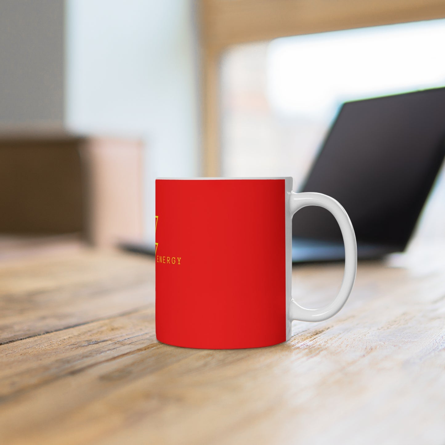 Liquid Energy Ceramic Mug - Red