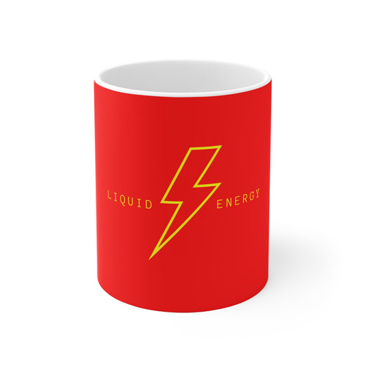 Liquid Energy Ceramic Mug - Red