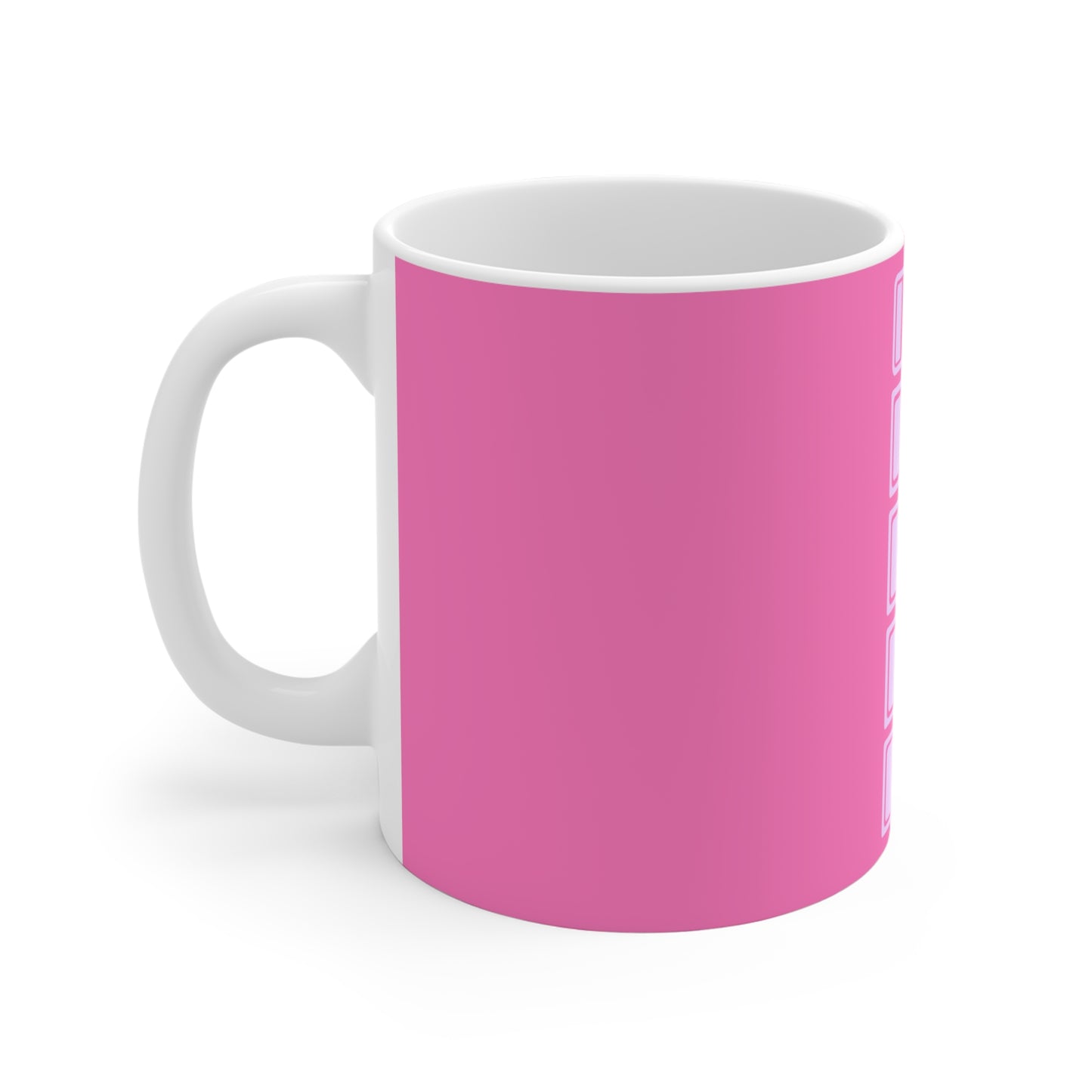 Social Battery Ceramic Mug - Pink