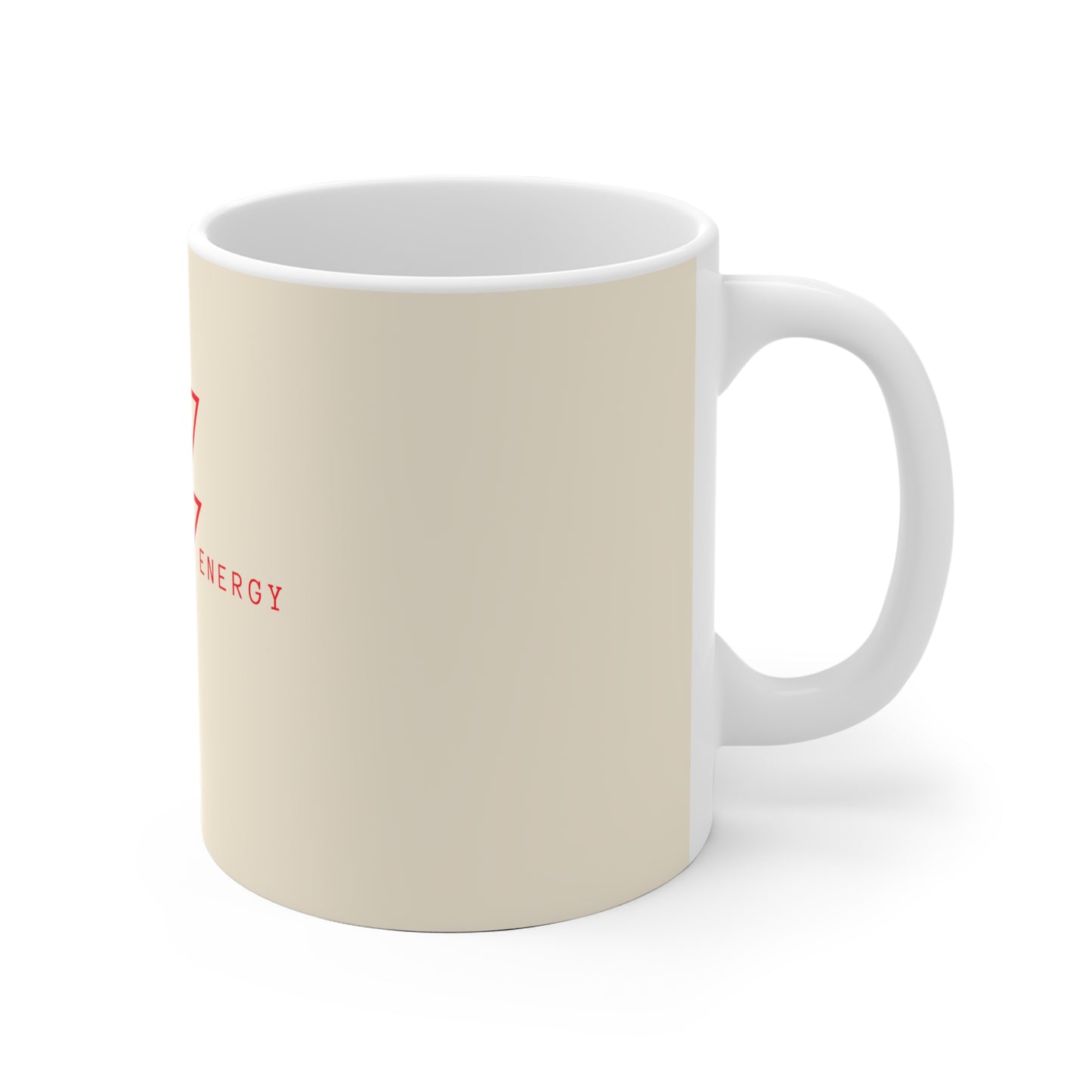 Liquid Energy Ceramic Mug - Beige