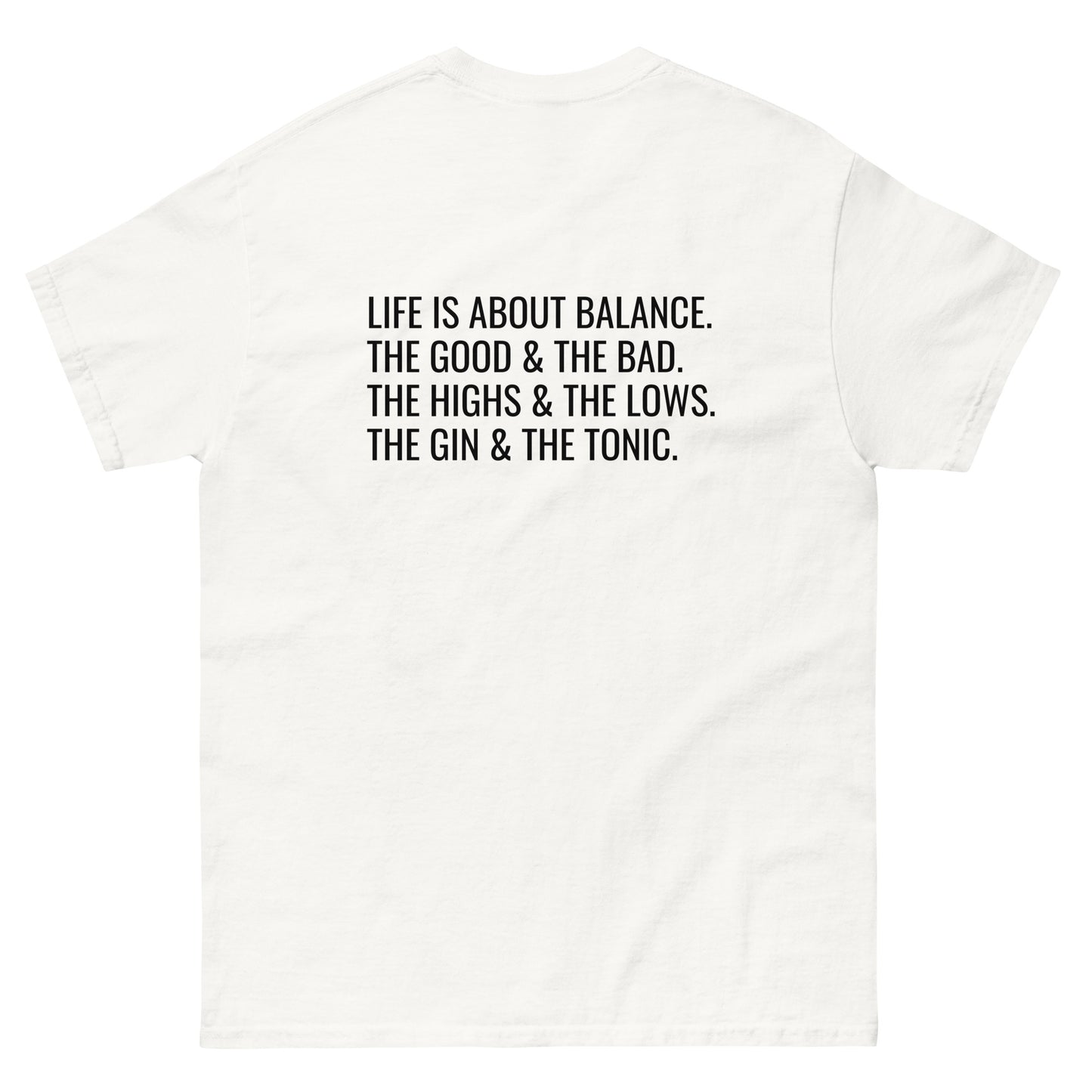 Life is about balance (Black)