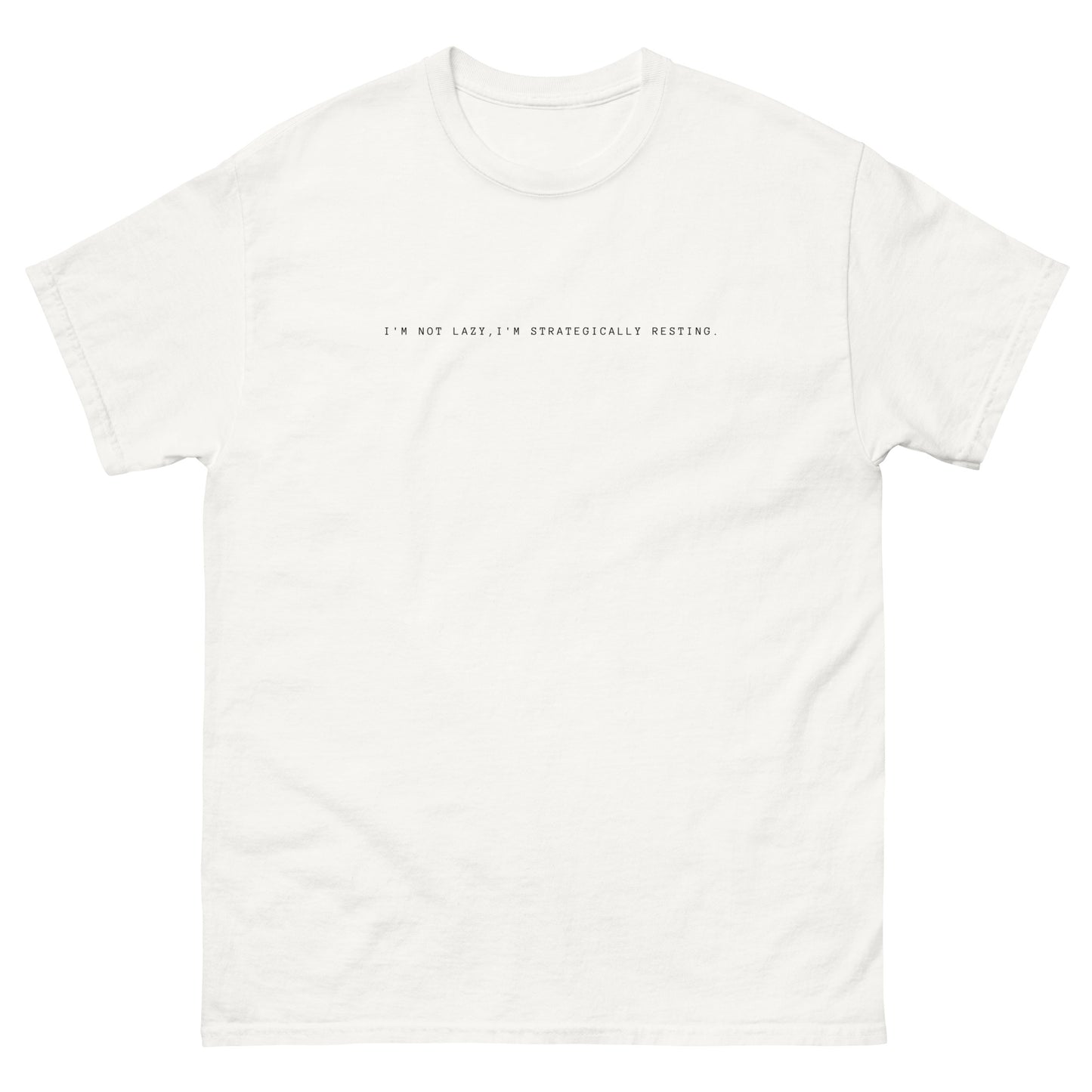 I'm Not Lazy T-Shirt (Black)