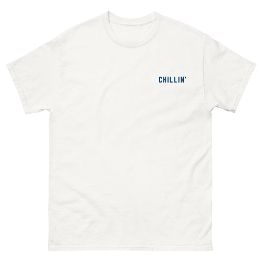 Embroidered Chillin' T-Shirt (Blue)