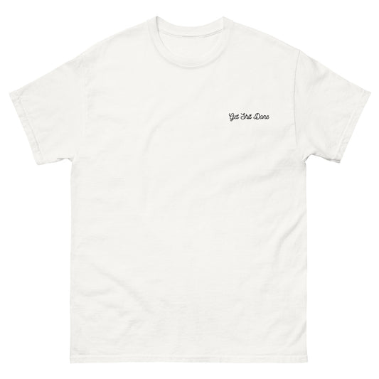 Embroidered Get Shit Done T-Shirt (Black)