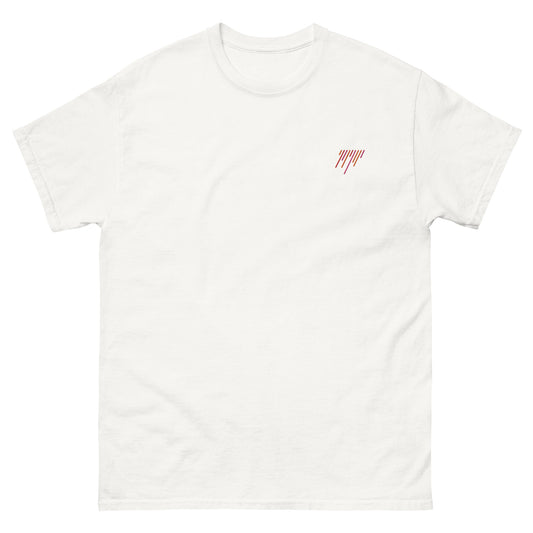 Embroidered Red Rain T-Shirt