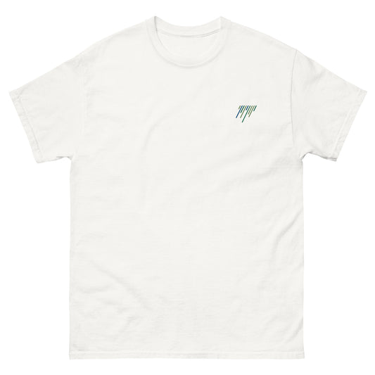 Embroidered Green Rain T-Shirt