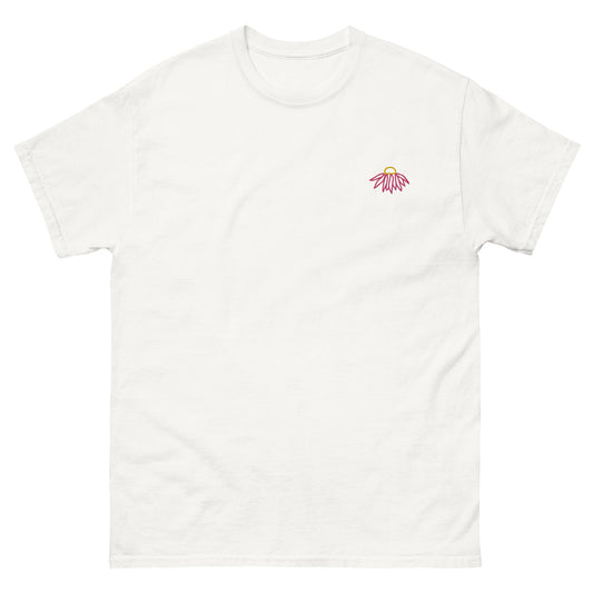 Embroidered Daisy T-Shirt (Pink)