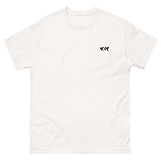 Embroidered Nope T-Shirt